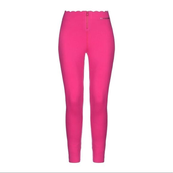 ⭕️ C-CLIQUE Leggings Pink Fuchsia Long Zipper Small - Picture 1 of 9
